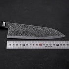 Santoku SG-2 Kurozome Damas Manche en Ébène 180mm-[Musashi]-[Couteaux de cuisine japonais]