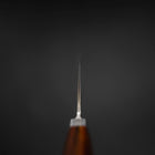Santoku SG-2 Mirror Tsuchime Damascus Octagonal Mahogany Handle 180mm-[Musashi]-[Japanese-Kitchen-Knives]