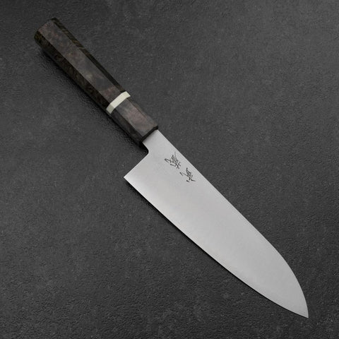 Santoku SG-2 Poli Manche en Érable 180mm-[Musashi]-[Couteaux de cuisine japonais]