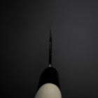 Santoku SK Steel Kurouchi Kurigata Magnolia Handle 165mm (6.5”)-[Musashi]-[Couteaux de cuisine japonais]