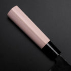 Santoku SK Steel Kurouchi Kurigata Magnolia Handle 165mm (6.5”)-[Musashi]-[Couteaux de cuisine japonais]