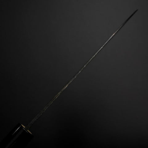 Santoku SK Steel Kurouchi Kurigata Manche en Magnolia 165mm-[Musashi]-[Couteaux de cuisine japonais]