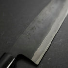 Santoku SK Steel Kurouchi Manche en Magnolia 165mm-[Musashi]-[Couteaux de cuisine japonais]