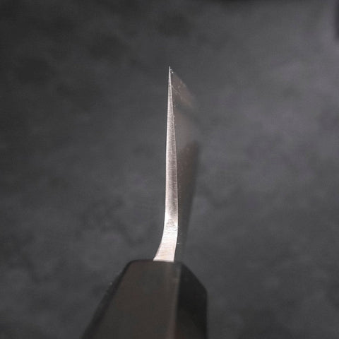 Santoku SKD11 Nashiji Manche en Ébène 165mm-[Musashi]-[Couteaux de cuisine japonais]