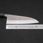 Santoku SKD11 Nashiji Manche en Ébène 165mm-[Musashi]-[Couteaux de cuisine japonais]
