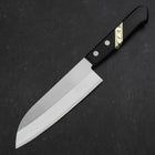 Santoku SKD12 Poli Manche Occidental Noir 140mm-[Musashi]-[Couteaux de cuisine japonais]