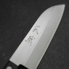 Santoku SKD12 Poli Manche Occidental Noir 140mm-[Musashi]-[Couteaux de cuisine japonais]