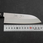 Santoku SKD12 Poli Manche Occidental Noir 140mm-[Musashi]-[Couteaux de cuisine japonais]