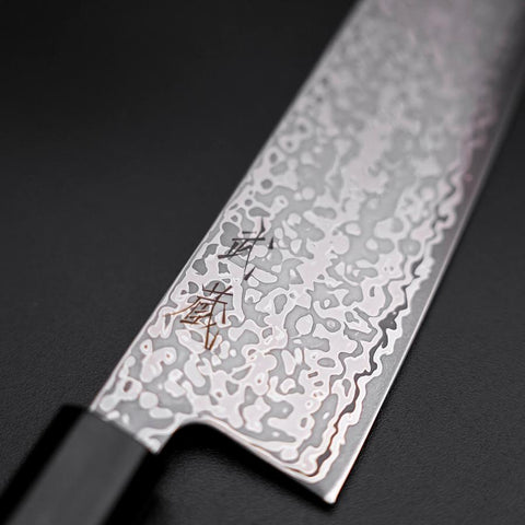 Santoku SLD Damas Noir Manche en Ébène 170mm-[Musashi]-[Couteaux de cuisine japonais]
