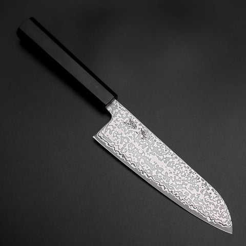 Santoku SLD Damas Noir Manche en Ébène 170mm-[Musashi]-[Couteaux de cuisine japonais]