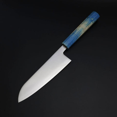 Santoku SLD Miroir Manche Bord de Mer 170mm-[Musashi]-[Couteaux de cuisine japonais]