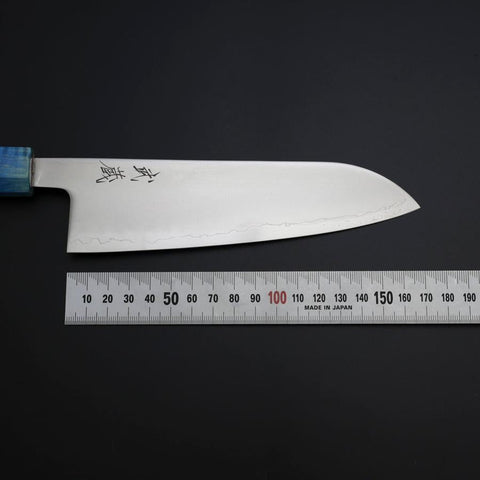 Santoku SLD Miroir Manche Bord de Mer 170mm-[Musashi]-[Couteaux de cuisine japonais]
