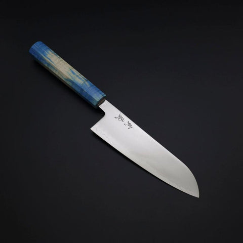 Santoku SLD Miroir Manche Bord de Mer 170mm-[Musashi]-[Couteaux de cuisine japonais]