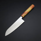 Santoku SLD Miroir Manche Coucher de Soleil Orange 170mm-[Musashi]-[Couteaux de cuisine japonais]