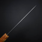 Santoku SLD Miroir Manche Coucher de Soleil Orange 170mm-[Musashi]-[Couteaux de cuisine japonais]