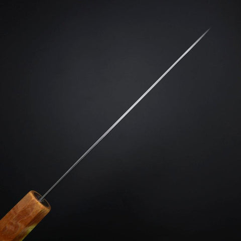 Santoku SLD Miroir Manche Coucher de Soleil Orange 170mm-[Musashi]-[Couteaux de cuisine japonais]
