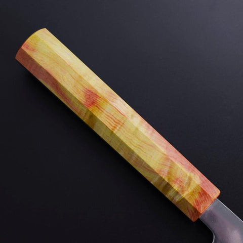 Santoku SLD Miroir Manche Coucher de Soleil Orange 170mm-[Musashi]-[Couteaux de cuisine japonais]