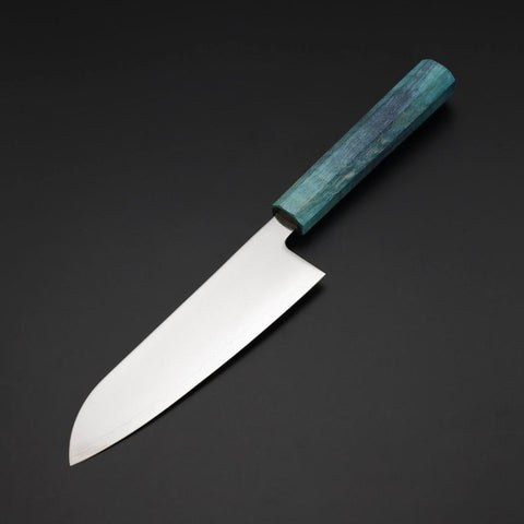 Santoku SLD Miroir Manche Rivage de Corail 170mm-[Musashi]-[Couteaux de cuisine japonais]