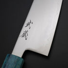 Santoku SLD Miroir Manche Rivage de Corail 170mm-[Musashi]-[Couteaux de cuisine japonais]