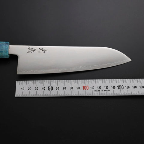 Santoku SLD Miroir Manche Rivage de Corail 170mm-[Musashi]-[Couteaux de cuisine japonais]