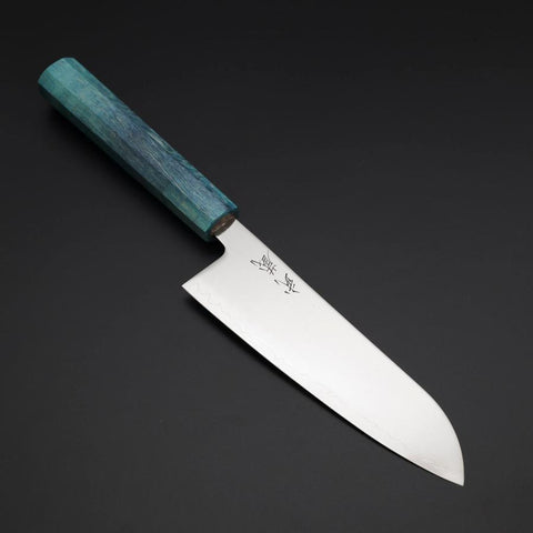 Santoku SLD Miroir Manche Rivage de Corail 170mm-[Musashi]-[Couteaux de cuisine japonais]