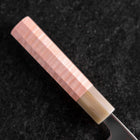 Santoku SLD Miroir Manche en Buffle et Érable Rose Clair 170mm-[Musashi]-[Couteaux de cuisine japonais]