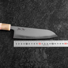 Santoku SLD Miroir Manche en Buffle et Érable Rose Clair 170mm-[Musashi]-[Couteaux de cuisine japonais]