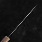 Santoku SLD Miroir Manche en Buffle et Érable Rose Foncé 170mm-[Musashi]-[Couteaux de cuisine japonais]