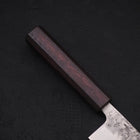 Santoku SLD Nashiji Washi Manche Urushi Pourpre 165mm-[Musashi]-[Couteaux de cuisine japonais]
