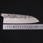 Santoku SLD Nashiji Washi Manche Urushi Pourpre 165mm-[Musashi]-[Couteaux de cuisine japonais]