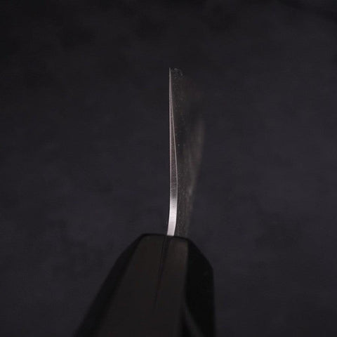 Santoku SLD Nashiji Washi Manche en Buffle et Ébène 165mm-[Musashi]-[Couteaux de cuisine japonais]