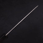 Santoku SLD Nashiji Washi Manche en Buffle et Ébène 165mm-[Musashi]-[Couteaux de cuisine japonais]