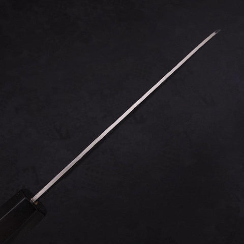 Santoku SLD Nashiji Washi Manche en Buffle et Ébène 165mm-[Musashi]-[Couteaux de cuisine japonais]