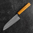 Santoku SLD Nashiji Washi Manche en Chêne 165mm-[Musashi]-[Couteaux de cuisine japonais]
