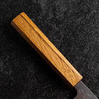 Santoku SLD Nashiji Washi Manche en Chêne 165mm-[Musashi]-[Couteaux de cuisine japonais]