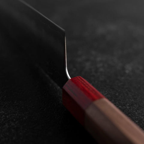 Santoku SLD Nashiji Washi Manche en Noyer 165mm-[Musashi]-[Couteaux de cuisine japonais]