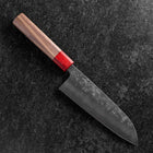 Santoku SLD Nashiji Washi Manche en Noyer 165mm-[Musashi]-[Couteaux de cuisine japonais]