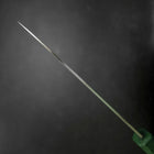 Santoku SLD Nickel en Vague Damas Manche Urushi Vert 165mm-[Musashi]-[Couteaux de cuisine japonais]
