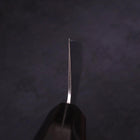 Santoku SLD Nickel en Vagues Damas Manche en Buffle et Ébène 165mm-[Musashi]-[Couteaux de cuisine japonais]