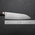 Santoku SLD Poli Manche en Acajou Occidental 165mm-[Musashi]-[Couteaux de cuisine japonais]