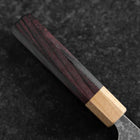 Santoku SPG-Strix Damas Manche Shitan 165mm-[Musashi]-[Couteaux de cuisine japonais]