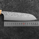 Santoku SPG-Strix Damas Manche Shitan 165mm-[Musashi]-[Couteaux de cuisine japonais]