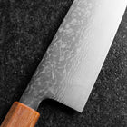 Santoku SPG-Strix Damas Manche en Bois de Rose 165mm-[Musashi]-[Couteaux de cuisine japonais]
