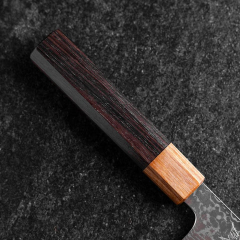 Santoku SPG-Strix Damas Manche en Bois de Rose 165mm-[Musashi]-[Couteaux de cuisine japonais]
