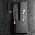 Santoku SPG-Strix Damas Manche en Bois de Rose 165mm-[Musashi]-[Couteaux de cuisine japonais]