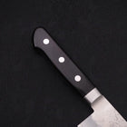 Santoku Silver Steel #3 Nashiji Manche Occidental Noir 180mm-[Musashi]-[Couteaux de cuisine japonais]