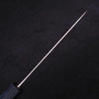 Santoku Silver Steel #3 Nashiji Manche Urushi Bleu Sombre 165mm-[Musashi]-[Couteaux de cuisine japonais]
