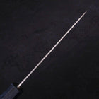 Santoku Silver Steel #3 Nashiji Manche Urushi Bleu Sombre 165mm-[Musashi]-[Couteaux de cuisine japonais]