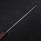 Santoku Silver Steel #3 Nashiji Manche Urushi Pourpre 165mm-[Musashi]-[Couteaux de cuisine japonais]