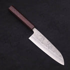 Santoku Silver Steel #3 Nashiji Manche Urushi Pourpre 165mm-[Musashi]-[Couteaux de cuisine japonais]